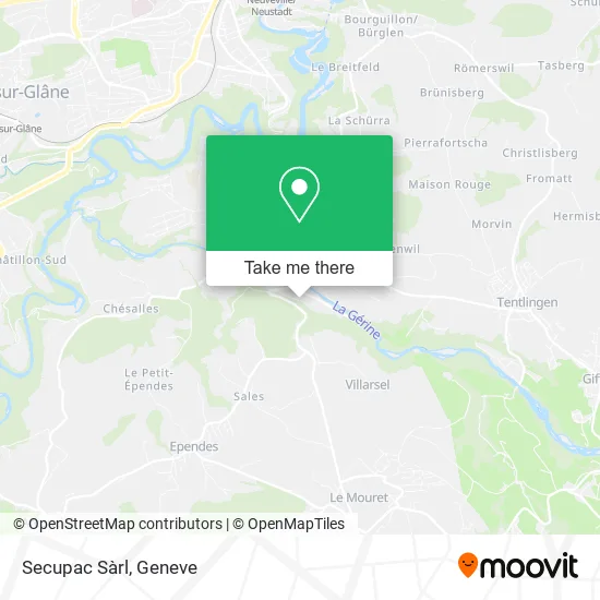 Secupac Sàrl map