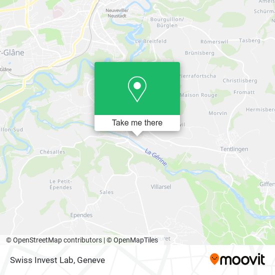 Swiss Invest Lab map