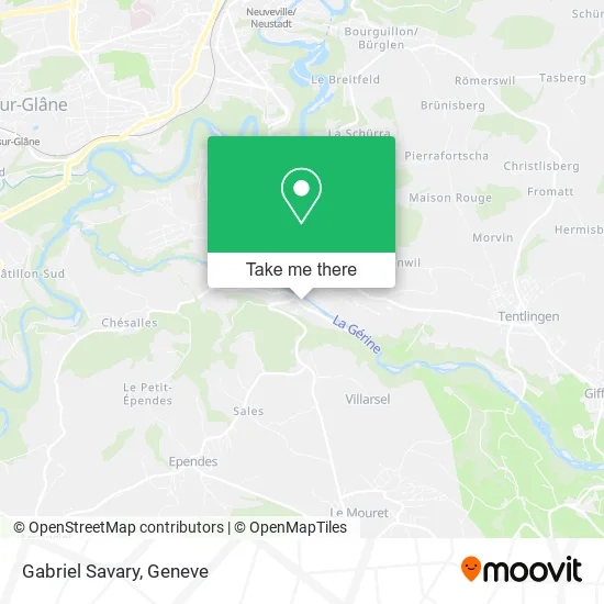 Gabriel Savary map
