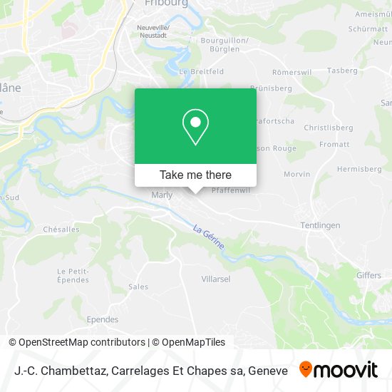 J.-C. Chambettaz, Carrelages Et Chapes sa map
