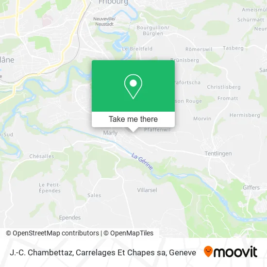 J.-C. Chambettaz, Carrelages Et Chapes sa map