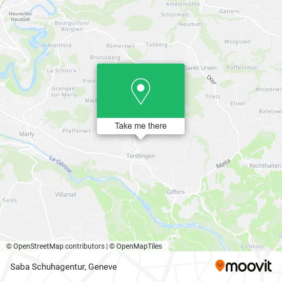 Saba Schuhagentur map