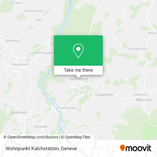 Wohnpunkt Kalchstätten map