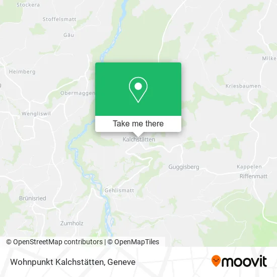 Wohnpunkt Kalchstätten map