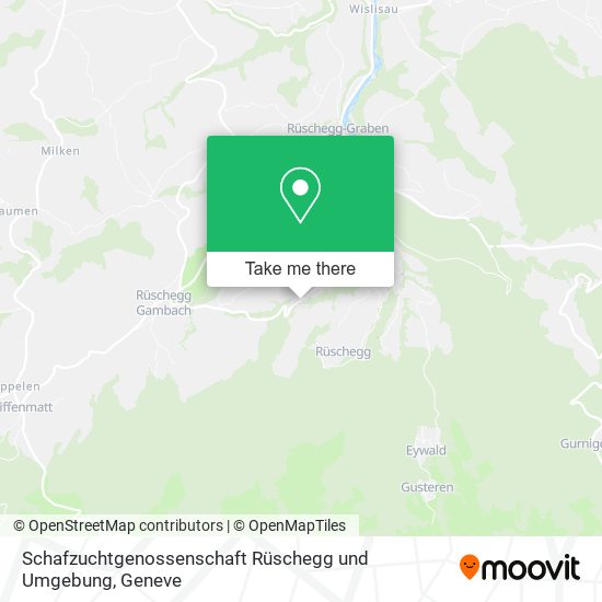 Schafzuchtgenossenschaft Rüschegg und Umgebung map