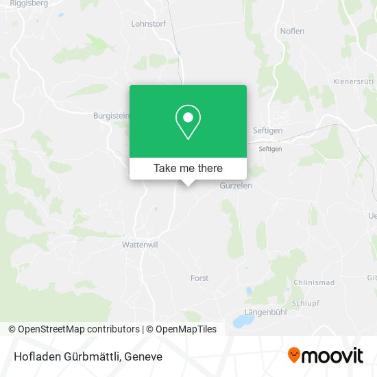 Hofladen Gürbmättli map