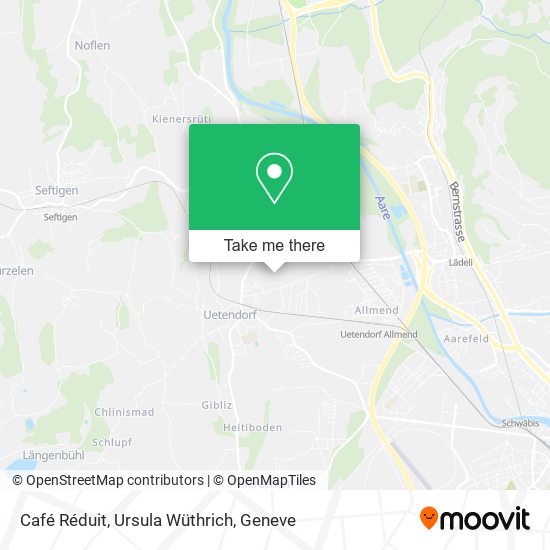 Café Réduit, Ursula Wüthrich map