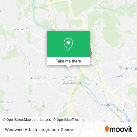 Westwind Arbeitsintegration map