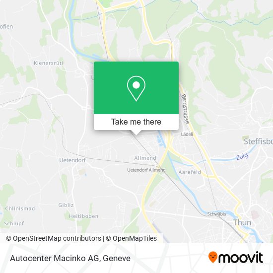 Autocenter Macinko AG map