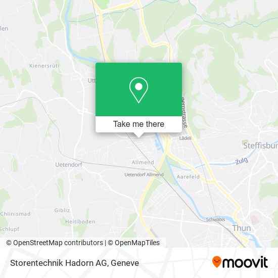 Storentechnik Hadorn AG map