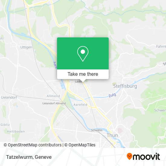Tatzelwurm map