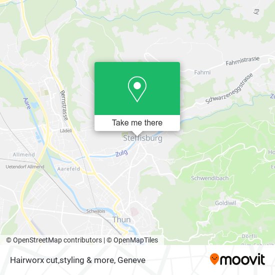 Hairworx cut,styling & more map