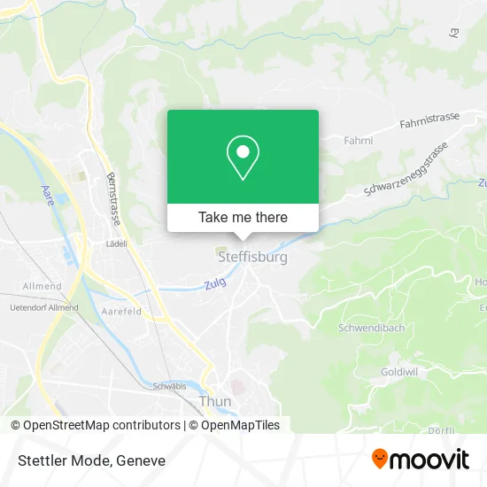 Stettler Mode map