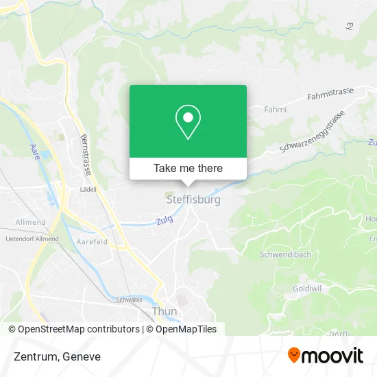 Zentrum map