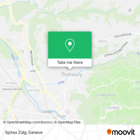 Spitex Zulg map