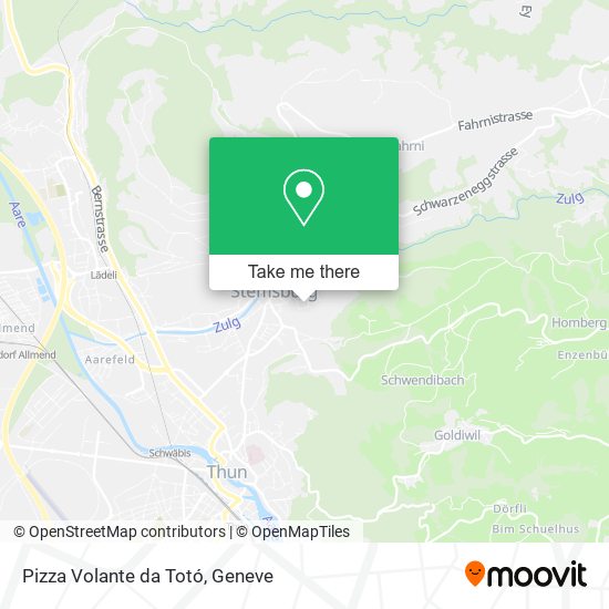 Pizza Volante da Totó map