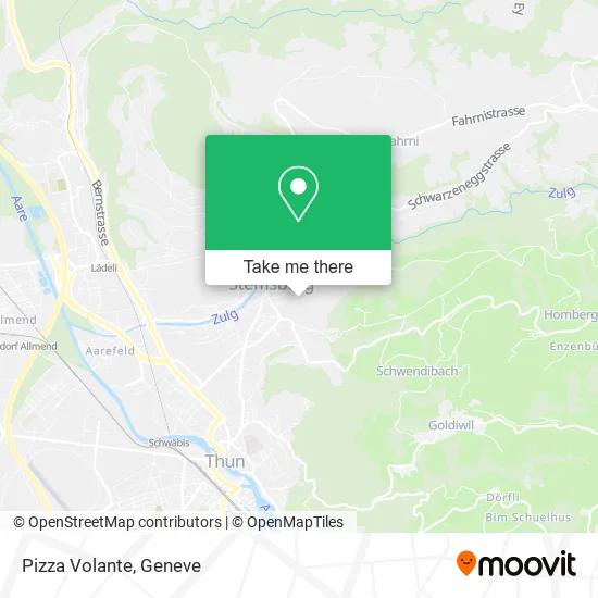 Pizza Volante map