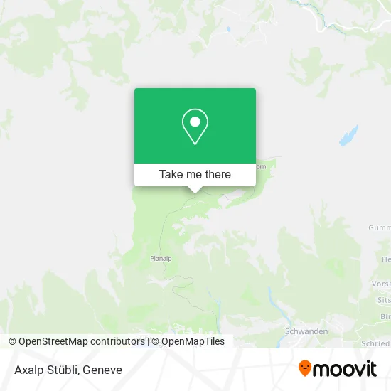 Axalp Stübli map