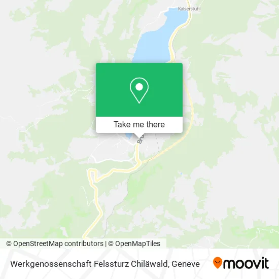 Werkgenossenschaft Felssturz Chiläwald map