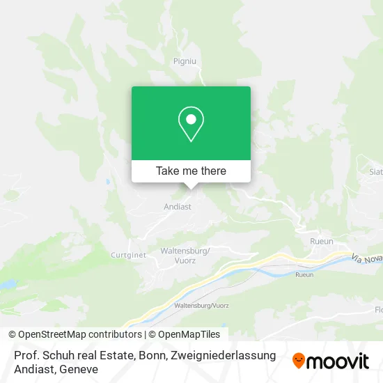 Prof. Schuh real Estate, Bonn, Zweigniederlassung Andiast map