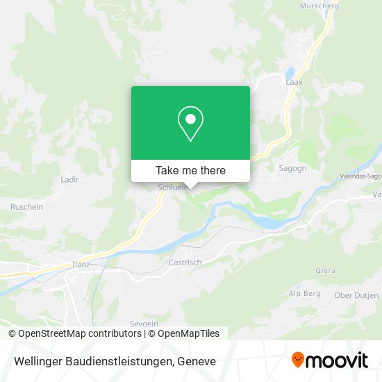 Wellinger Baudienstleistungen map