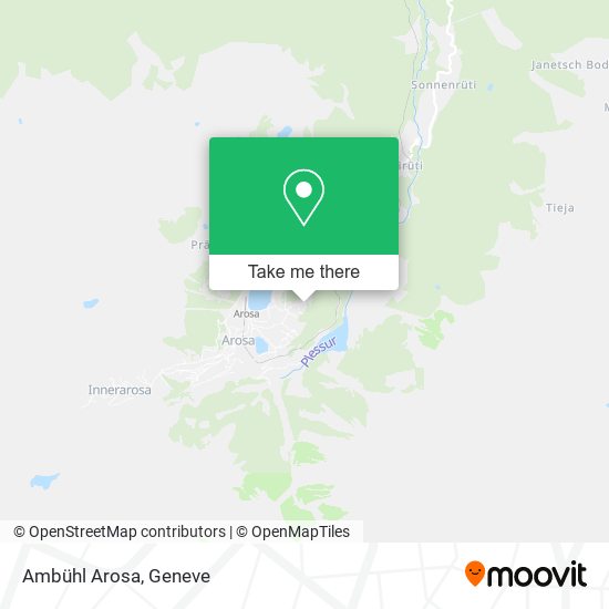 Ambühl Arosa map