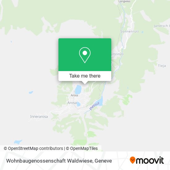 Wohnbaugenossenschaft Waldwiese map