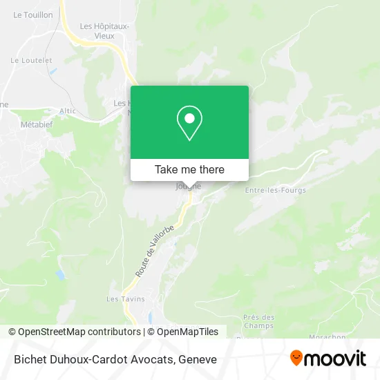 Bichet Duhoux-Cardot Avocats map