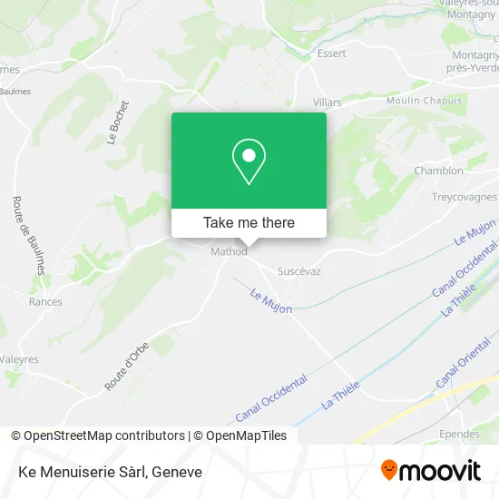 Ke Menuiserie Sàrl map