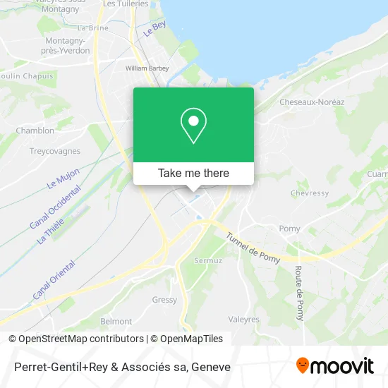Perret-Gentil+Rey & Associés sa plan