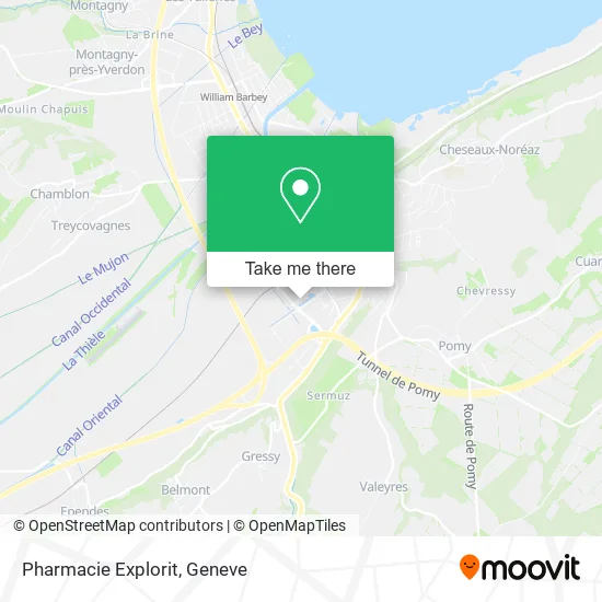 Pharmacie Explorit map