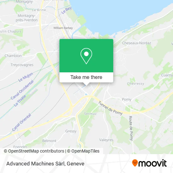 Advanced Machines Sàrl map