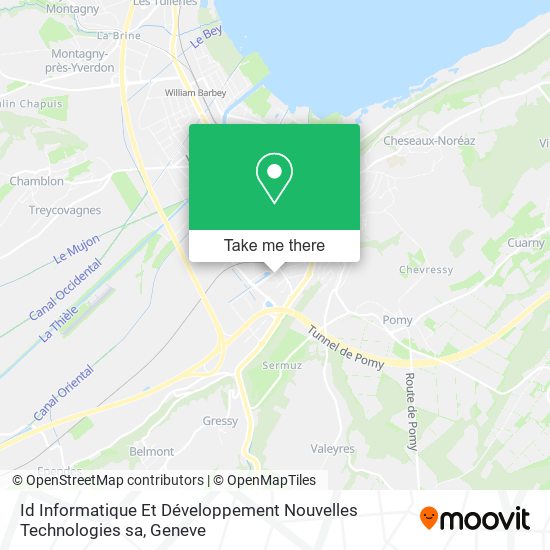 Id Informatique Et Développement Nouvelles Technologies sa map