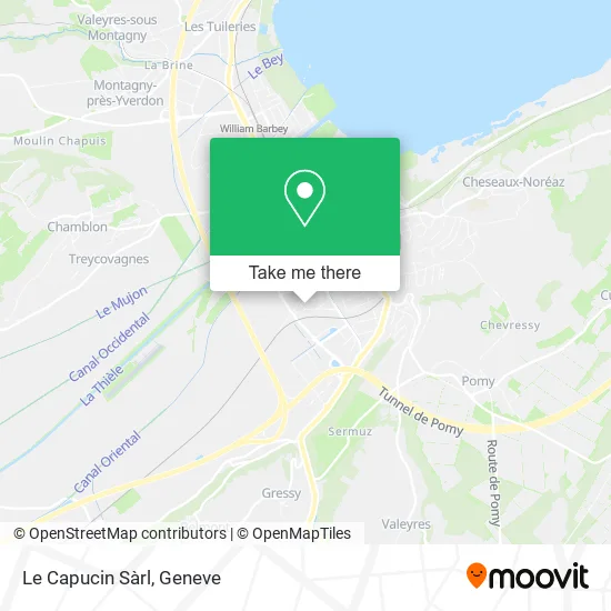 Le Capucin Sàrl map