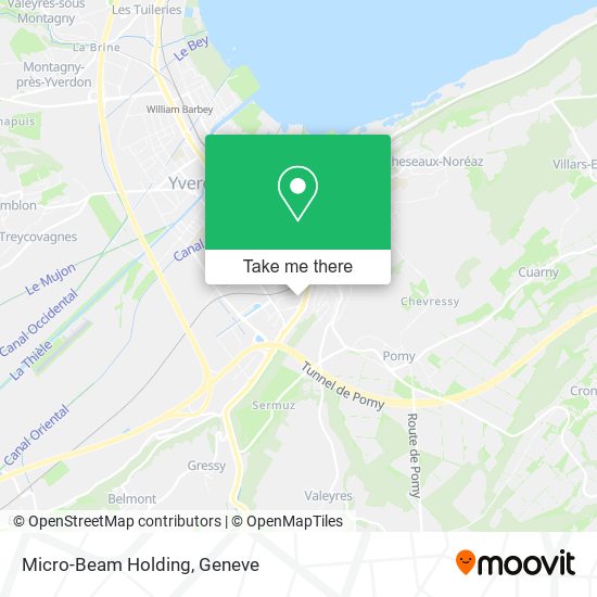 Micro-Beam Holding map