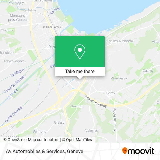 Av Automobiles & Services map