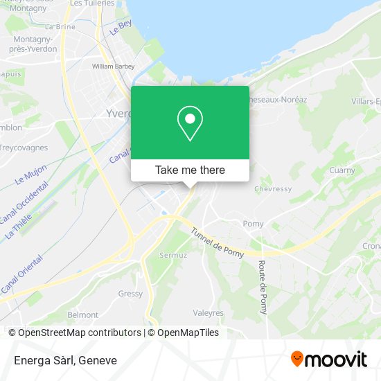 Energa Sàrl map