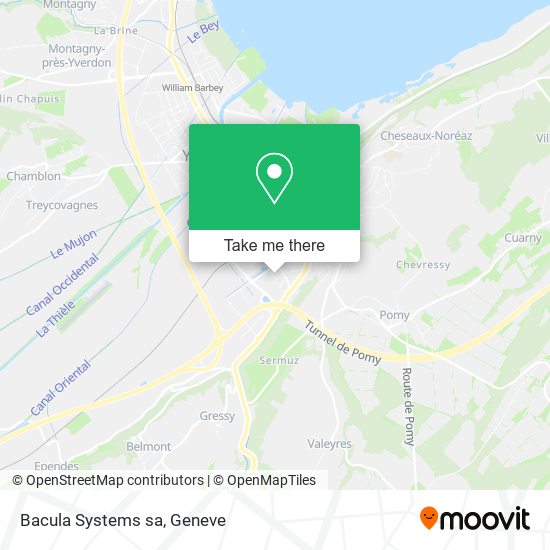 Bacula Systems sa map