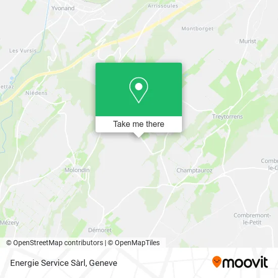 Energie Service Sàrl map
