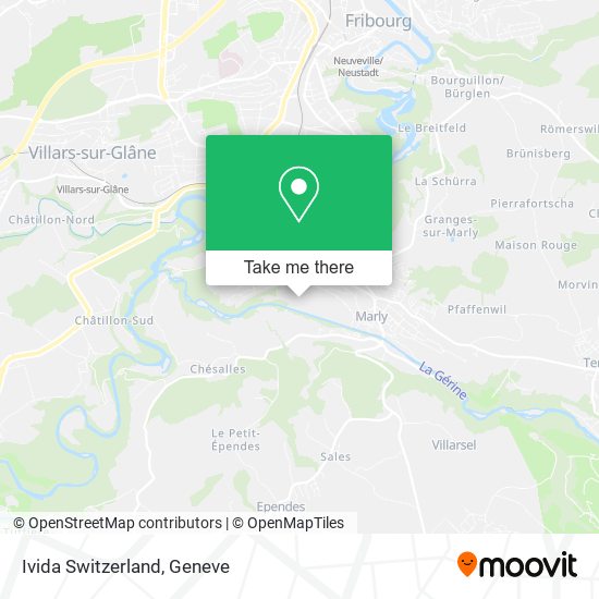 Ivida Switzerland map