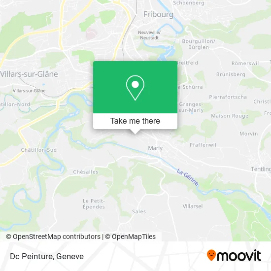 Dc Peinture map