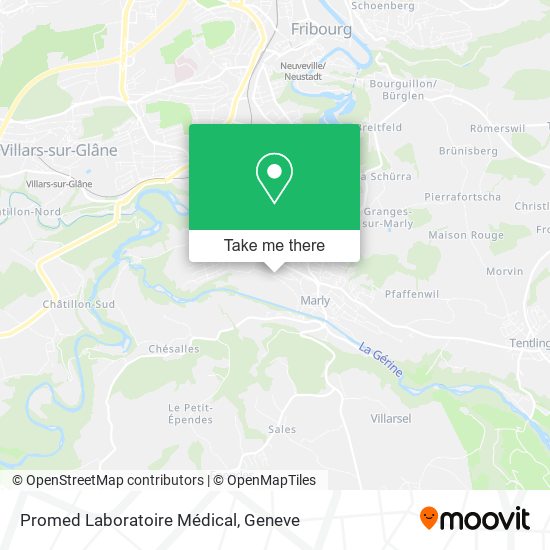 Promed Laboratoire Médical map