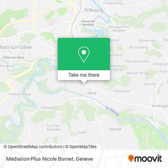 Médiation-Plus Nicole Bornet map