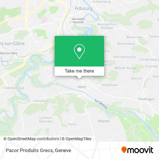 Pacor Produits Grecs map