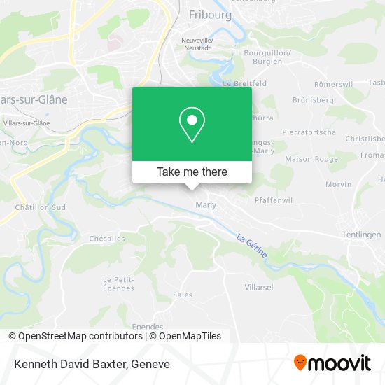 Kenneth David Baxter map