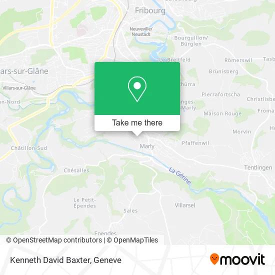 Kenneth David Baxter map