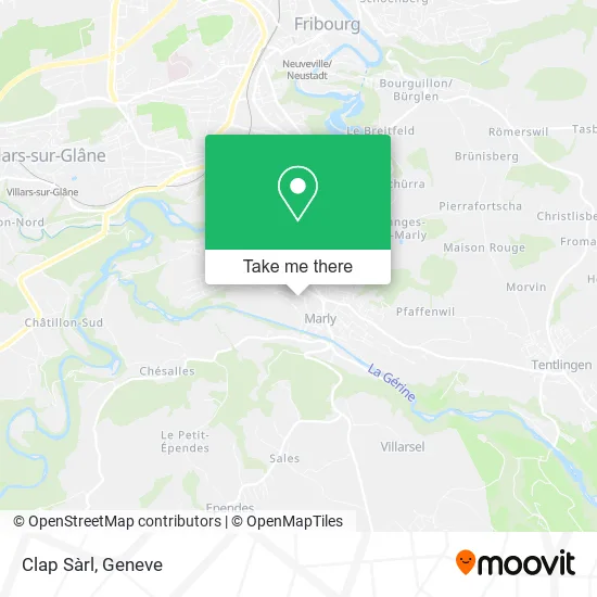 Clap Sàrl map
