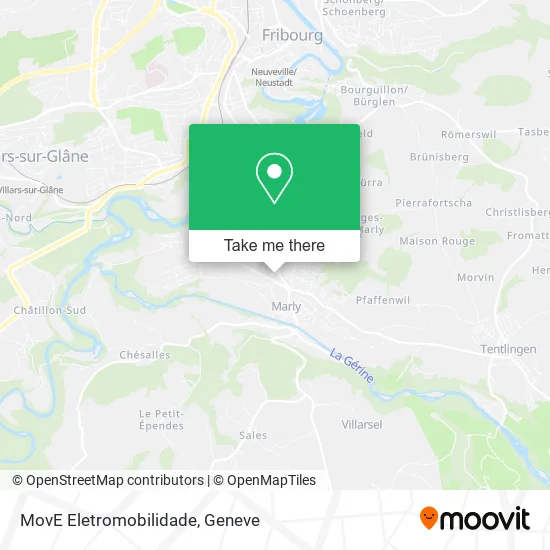 MovE Eletromobilidade map