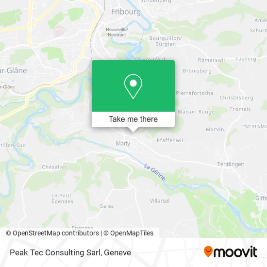 Peak Tec Consulting Sarl map
