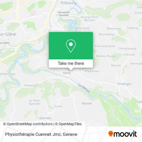Physiothérapie Cuennet Jmc map